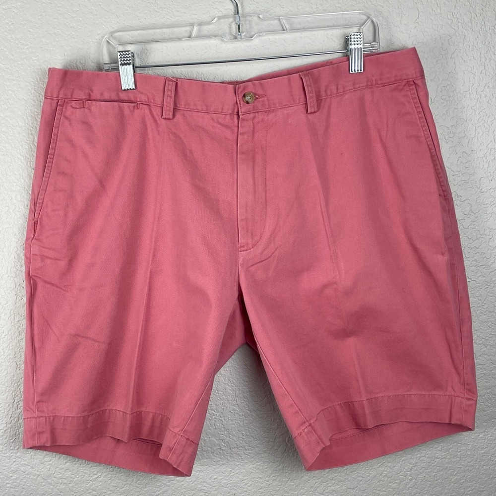 Polo Ralph Lauren Shorts Mens 38 Classic Fit 9" Chino Flat Front Pink Preppy